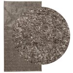 vidaXL Tapis ISTAN à poils longs aspect brillant gris 80x150 cm