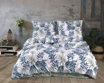 Parure de lit verte TROPICAL 260 x 240 cm