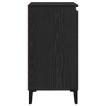 vidaXL Buffet Chêne noir 60 x 35 x 70 cm Bois d'ingénierie
