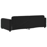vidaXL Lit de repos sans matelas noir 100x200 cm velours