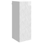vidaXL Armoire Murale Blanc brillant 33 x 34 5 x 90 cm