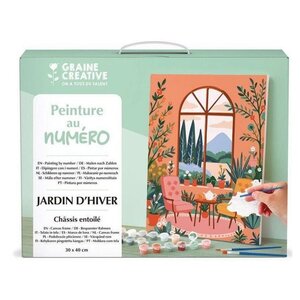 Peinture au numero - Jardin d hiver