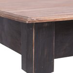 vidaXL Bureau avec 3 tiroirs 117x57x75 cm bois d'acajou massif