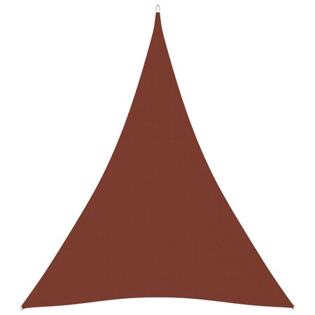 vidaXL Voile de parasol tissu oxford triangulaire 5x6x6 m terre cuite