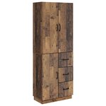 vidaXL Ensemble de Meubles 2 Pièces Bois ancien Bois d'ingénierie