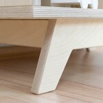 Meuble de rangement NABOSKY blanc 1x3