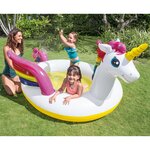 Intex Piscine à pulvérisation Forme de licorne 272x193x104 cm