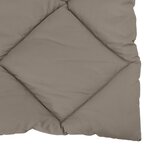 vidaXL Duvet complet toute l'année Gris clair 200 x 135 cm Microfibre