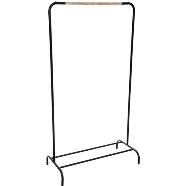 Portant a vetement simple - H 149 cm - Noir
