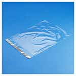 Sachet plastique transparent haute brillance à fermeture adhésive 40 microns 8x12 cm (lot de 1000)
