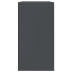 vidaXL Buffet anthracite 99x39x73 cm acier