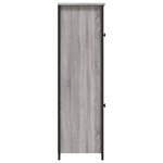 vidaXL Buffet haut sonoma gris 62x32x106 5 cm bois d'ingénierie