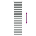 vidaXL Store zèbre gris foncé largeur du tissu 55 9 cm polyester