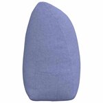 vidaXL Coussin de Dos Bleu denim 200 x 24 x 50 cm tissu