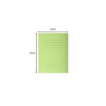 Paquet 50 Chemise imprimées Foldyne 250 Tilleul EXACOMPTA
