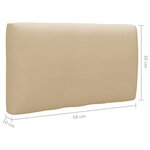 vidaXL Salon de jardin palette 4Pièces avec coussins Bois de pin imprégné