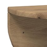 vidaXL Étagère Murale 2 Pièces Chêne artisanal 38 x 19 x 19 cm