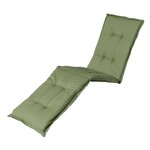 Madison Coussin de chaise longue Basic 200x60 cm vert