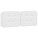 vidaXL Cadre de lit sans matelas Zadar blanc 120x200 cm similicuir