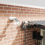 vidaXL Auvent rétractable automatique avec LED anthracite et blanc