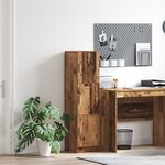 vidaXL Buffet marron Bois usé Faux bois Compact Buffet marron