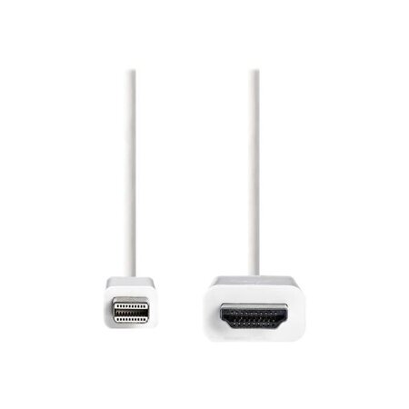 NEDIS Mini DisplayPort - HDMI™ Cable - Mini DisplayPort Male  -  HDMI™ Connector - 2.0 m - Blanc