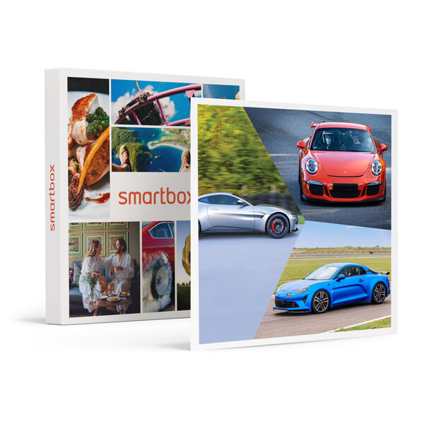 SMARTBOX - Coffret Cadeau Stage de pilotage multivolant : 2 tours en Alpine  2 tours en Aston Martin Vantage et 2 tours en Porsche 991 GT3 sur le circuit de Croix-en-Ternois -  Sport & Aventure