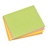 Lot de 4 blocs super sticky meeting notes- 149 x 200 mm orange jaune rose vert post-it