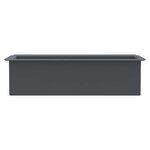 vidaXL Boîtes à fleurs pour palettes euro 12 Pièces Gris 36x13 5x9 5cm PP