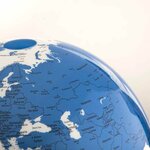 Globe terrestre lumineux light & colour ø 30 cm - bleu