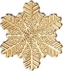 Pièce de monnaie en Or 5 Dollars g 0.5 Millésime Small Gold GOLDEN SNOWFLAKE (PRÉCOMMANDE)