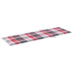 vidaXL Chaise longue avec coussin Bois d'acacia et acier inoxydable