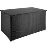 Tectake Coffre de jardin STOCKHOLM - noir