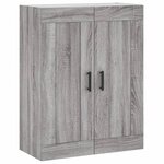 vidaXL Armoire murale sonoma gris 69 5x34x90 cm bois d'ingénierie