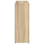 vidaXL Porte-parapluie avec rangement Chêne Sonoma 40 x 20 x 55 5 cm