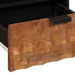 vidaXL Table basse Marron 80 x 54 x 40 cm Bois de mangue massif