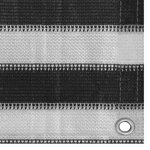 vidaXL Tapis de tente anthracite et blanc 400x800 cm PEHD
