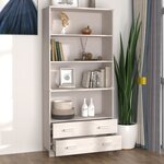 vidaXL Buffet HAMAR Bois massif de pin Blanc