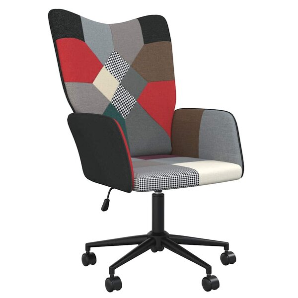 vidaXL Chaise de relaxation Patchwork Tissu