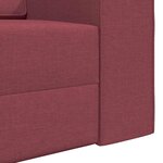 vidaXL Canapé-Lit Bordeaux 245 x 78 x 77 cm Velours