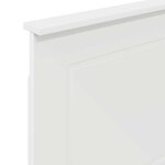 vidaXL Tête de lit Blanc 90 cm Bois d'ingénierie
