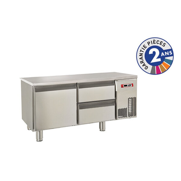 Soubassement réfrigéré positif - 140 l - baron -  - 1pleine x650xmm