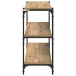 vidaXL Bibliothèque chêne artisanal 100 x 33 x 70 5 cm