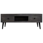 vidaXL Table basse bois de manguier massif 100x60x35 cm