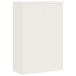 vidaXL Classeur blanc 90x40x180 cm acier