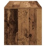 vidaXL Meuble TV vieux bois 80x40x40 cm bois d'ingénierie