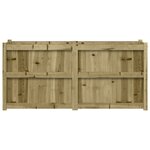 vidaXL Jardinière 150x50x70 cm bois de pin imprégné