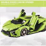 Mould King 10011 - Coffret de construction de modèle de voiture de sport SAI Taureau italien