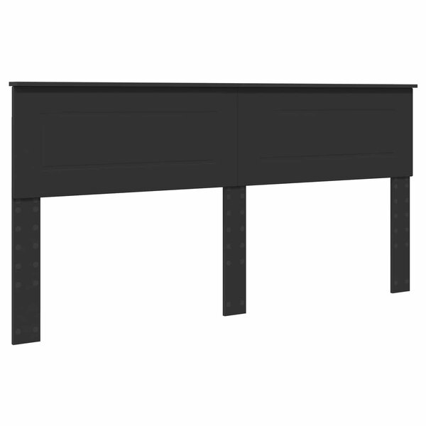 vidaXL Tête de lit Chêne noir 180 cm Bois d'ingénierie