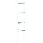 vidaXL Cage à tomates 2 Pièces 154 cm acier et PP